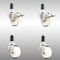 Service Caster 3 Inch 316SS Nylon Swivel 1-1/4 Inch Expanding Stem Caster Lock Brake SCC, 2PK SCC-SS316TTLEX20S314-NYS-2-S-2-114 - alternate 3